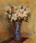 Pierre-Auguste Renoir - 紫丁香和玫瑰的花瓶