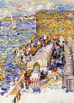 Maurice Brazil Prendergast - 涨潮，圣马洛