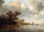 Salomon Van Ruysdael - 河景观1