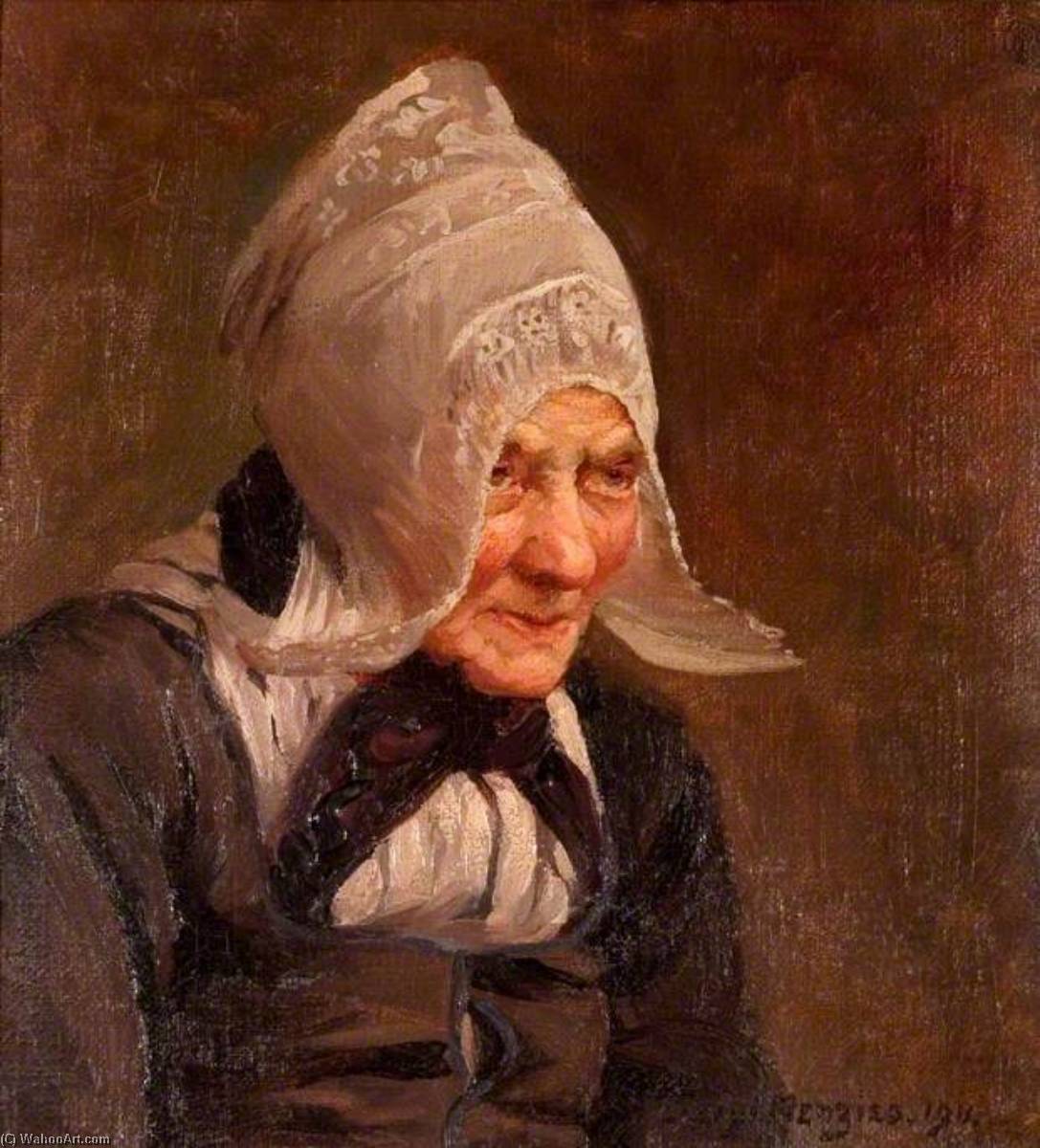 老妇, 油画 通过 beryl fowler