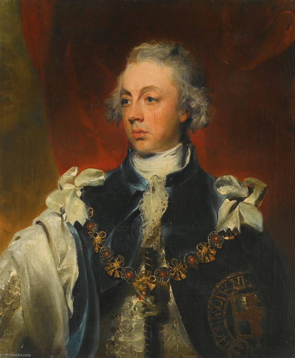 肖像frederick 霍华德 , 5th 伯爵 卡莱尔 ( 1748 1825 ), 油画 通过